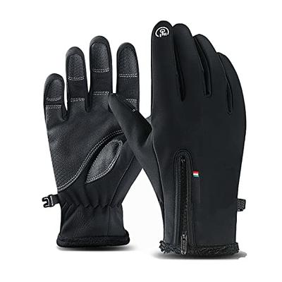 Hart Leather Palm Work Gloves, 5-Finger Touchscreen Capable, Size Large Safety Workwear Gloves, Size: One Size