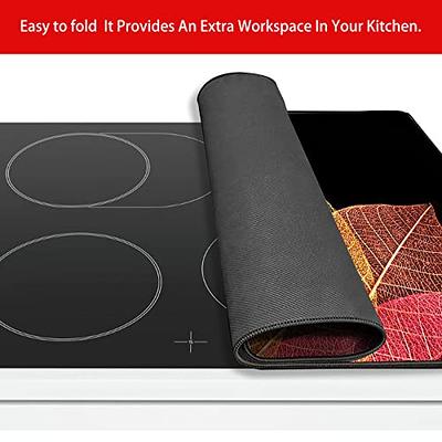 Stove Cover Mat Protector for Flattop Glass Electric Stoves – Prevent  scratches, hide stains, increase counter space, non-slip, heat resistant,  and