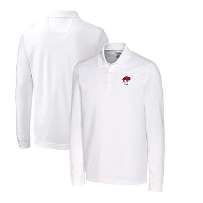 Men's Cutter & Buck White Buffalo Bills Advantage Tri-Blend Pique Big Tall  Long Sleeve Throwback Polo - Yahoo Shopping