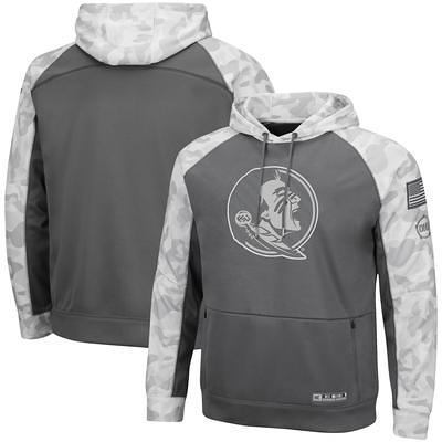 Youth Colosseum Orange/Arctic Camo Miami Hurricanes OHT Military  Appreciation Shellback Quarter-Zip Hoodie