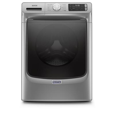 LG 4.5-cu ft High Efficiency Stackable Steam Cycle Smart Front