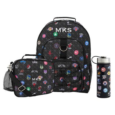 Color Flow Gold Metallic Deep Blue Multi Backpack and Cold Pack Lunch Box  Bundle