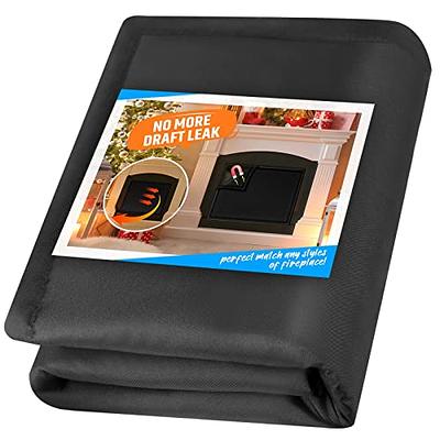 CADARA Fireplace Blocker Blanket Stops Overnight Heat Loss, Fireplace Draft  Stopper Save Energy, Indoor Fireplace Cover Insulation Black 45 W x 34 H  - Yahoo Shopping