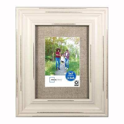 Mainstays 4x6 8-Opening Linear Gallery Collage Picture Frame, White