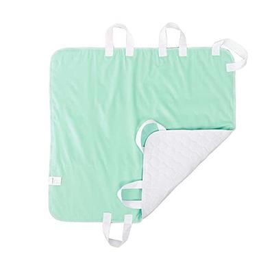 GreenChief Washable Underpads with Handles, 2 Pack Reusable Incontinence  Bed Pad with 4 Positioning Straps Waterproof Pee Pads for Adults, Children  or