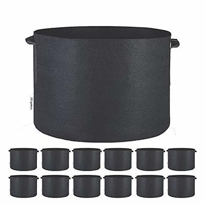 iPower 20-Gallon 10-Pack Grow Bags Fabric Aeration Pots Container with  Strap Handles for Nursery Garden and Planting(Tan) 