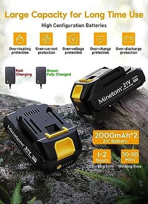 6-inch Mini Chainsaw Cordless, Battery Powered Electric Chainsaw Cordless,  Handheld Chainsaw with 2Pcs 21V 2.0Ah Batteries, Portable Small Chainsaw  for Tree Trimming Branch Pruning and Wood Cutting - Yahoo Shopping