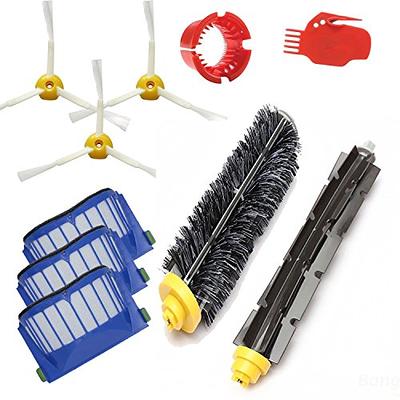 Amyehouse Replacement Parts Kit Bristle Flexible Beater Brush & Aero Vac  Filter & Side Brush Compatible with iRobot Roomba 600 Series 595 610 614  618 620 630 640 650 660 680 685 690 692 694 695 Vacuum - Yahoo Shopping