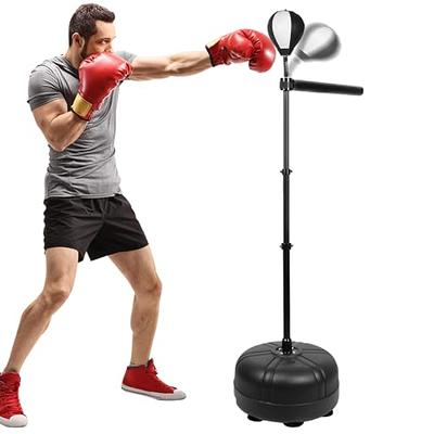 Boxing Speed Reflex Rotating Sparring Bar Punching Pad Ball Wall Mounted  Bag
