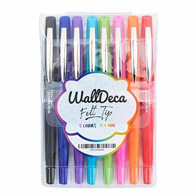 Lelix Felt Tip Pens, 15 Colors, 0.7mm Medium Point Felt Pens, Felt Tip  Markers Pens for Journaling, Writing, Note Taking, Planner, Perfect for Art