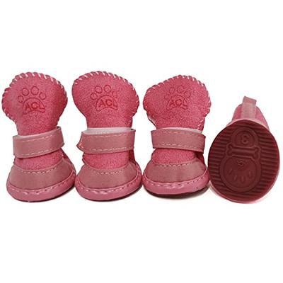 HPWFHPLF Dog Boots, Dog Shoes for Small Dogs Chihuahua, Anti-Slip Paw  Protectors for Snow Winter (Pink, XS) - Yahoo Shopping