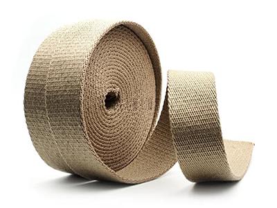 MECCANIXITY Twill Wide Elastic Band Double-Side 2 inch Flat 2 Yard Woven  Elastic Band Knit Elastic Spool Heavy Stretch Strap Beige for Sewing