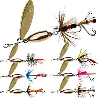 Fishing Lure - Inline Spinners and Spoons Kit Rooster Tail 30pcs