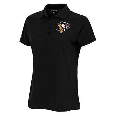 Women's Antigua Charcoal Detroit Lions Compass Polo