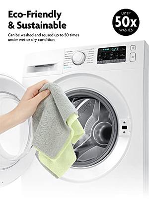 Fantasticlean Microfiber on a Roll Tear Away Cleaning Towels, Reusable and  Washable Cloths, for Car, House, Garage or Kitchen, 12 x 12