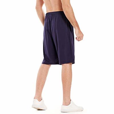 JWJ Men's Running Athletic Workout Sports Mens 2 in 1 Shorts Breathable Gym  Shor