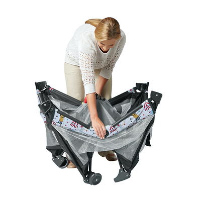 Graco Pack and Play Portable Playard, Push Button Compact Fold, Carnival