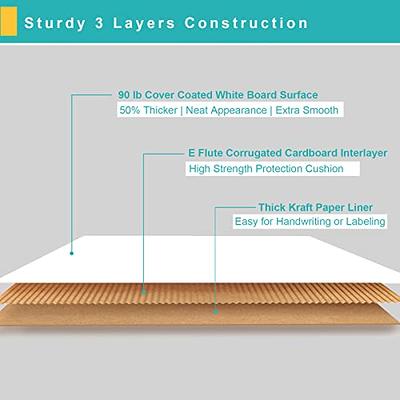  Famagic 7x5x2 Small Packaging Boxes 25 Pack - White Cardboard  Shipping Boxes, Corrugated Mailer Boxes for Small Business, Mailing Boxes  for Packaging, Bulk : Office Products