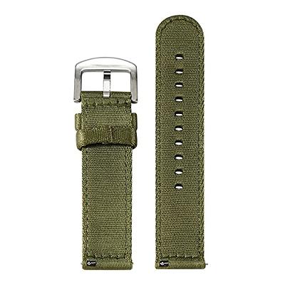 Archer Watch Straps - Nylon Quick Release Replacement Watch Bands (Black,  18mm) 
