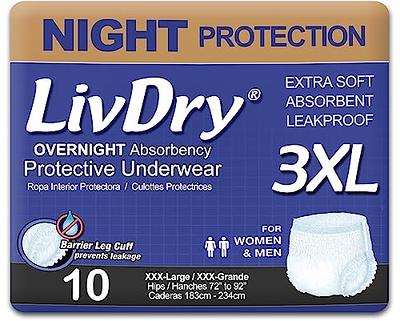 Assurance Men's Incontinence Underwear, Large, Overnight (16 Count)  Absorbent