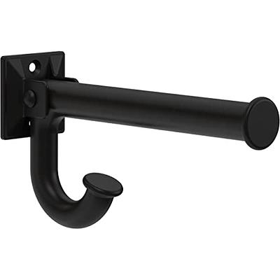 Kodiak 6-1/16 in. L Matte Black Double Prong Wall Hook - Yahoo