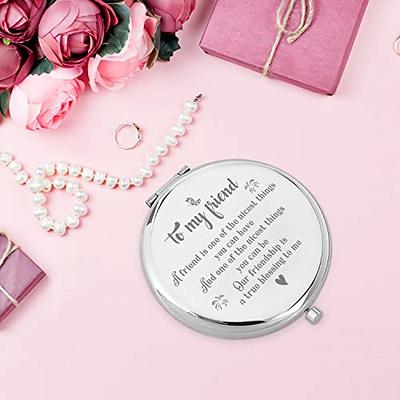 COYOAL Friendship Gifts for Women, Christmas Stocking Stuffers Gifts for  Her, Inspirational Compact Mirror, Personalized Birthday Gifts for Friends