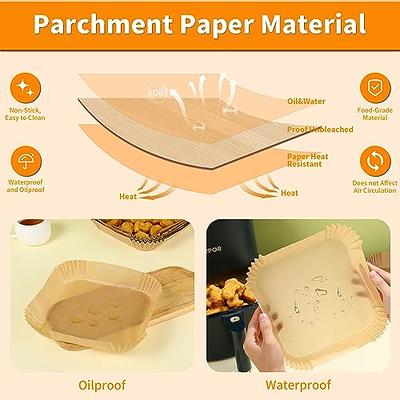 Air Fryer Parchment Paper Liners- 450PCS Air Fryer Paper Liners Disposable,  Liners for Air Fryer Basket, Non-Stick Food Grade Parchment Paper Sheets  for Air Fryer,Baking,Cooking 7.9 Inch - Yahoo Shopping