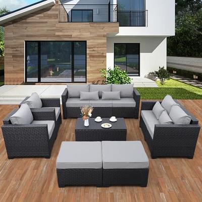 Waterproof Corner Sofa L Shape Cover Rattan Patio Garden Furniture  Protective Cover All-Purpose Outdoor Dust Covers 2 SIZES