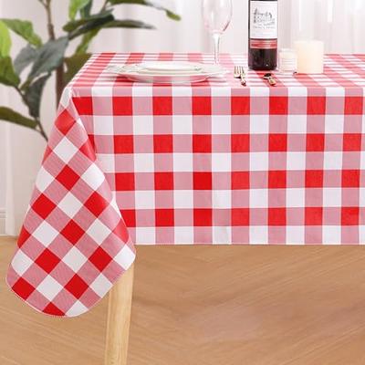 Choice 52 Wide White Solid Vinyl Table Cover with Flannel Back