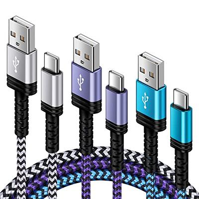  6 Inch USB C Charger Cord, 2 Pack Short USB C to USB C Cable  Braided Fast Charging USBC Cable Compatible with iPhone 15 Samsung Galaxy  S23 Ultra Google Pixel, Short