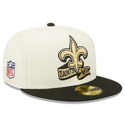 New Orleans Saints New Era Women's 2022 Sideline Cuffed Knit Hat - Cream