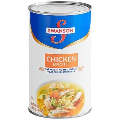 Swanson 100% Natural, Gluten-Free Chicken Broth, 48 Oz Carton