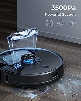 Robot Vacuum and Mop Combo, Laresar L6 Pro Robotic Vacuum Cleaner with Auto  Dirt Disposal, App Control, Works with Alexa, Lidar Navigation Smart Mapping,  Max 3000pa Suction for Pet Hair/Floors/Carpets - Yahoo