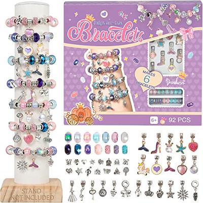 Girls Toys Age 6-8 Gifts Arts & Crafts For Kid Charm Bracelet Jewelry Making  Kit