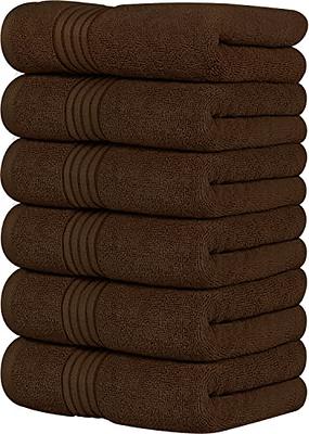 Utopia Towels 6 Piece Premium Hand Towels Set, (16 x 28 inches) 100% Ring  Spun Cotton, Lightweight and Highly Absorbent Towels for Bathroom, Travel,  Camp, Hotel, and Spa (Dark Brown) - Yahoo Shopping