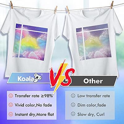 Koala Sublimation Paper 8.5X11 inches 120gsm 120 Sheets for Personalize  Your Gift Compatible With Inkjet Printer Sublimation Ink - Yahoo Shopping