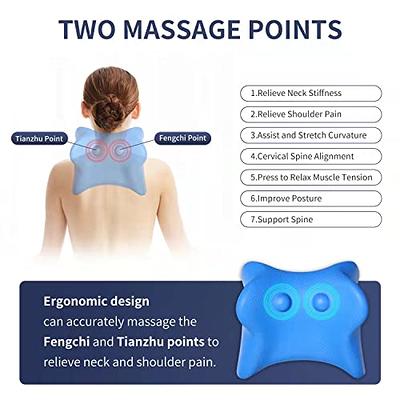 RESTCLOUD Neck and Shoulder Relaxer, Cervical Traction Device for TMJ Pain  Relief and Cervical Spine Alignment, Chiropractic Pillow Neck Stretcher