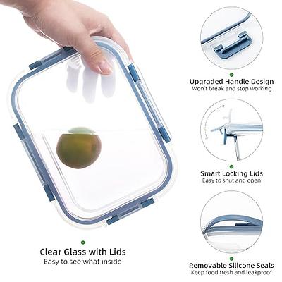 UMEIED 10 Pack Glass Food Storage Containers with Lids Leakproof, Airtight Glass  Meal Prep Containers For Lunch, On The Go, Leftover, Dishwasher Safe -  Yahoo Shopping