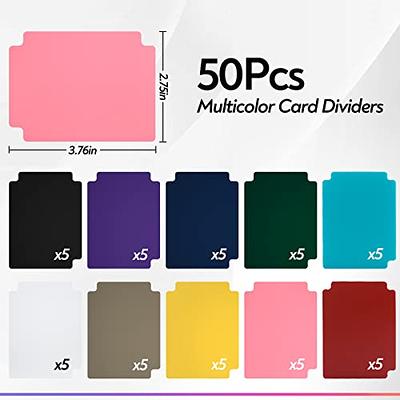 ZLCA Trading Card Dividers with Tabs 2.75 x 3.76 Inch (50