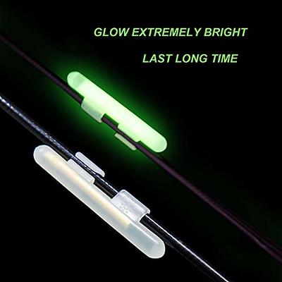  Clip On Fishing Glow Sticks For Pole,Dry Type Green