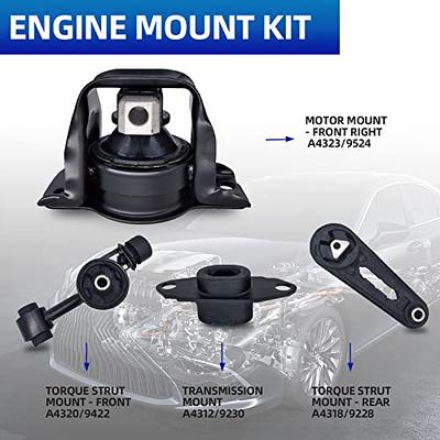 Engine Torque Mount Compatible with 2007-2012 Nissan Versa Front, Passenger Side