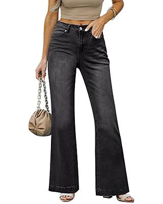 LookbookStore Bellbottoms Jeans Outfit for Women High Waisted Jeans for  Women Stretch Super High Waisted Jeans High Waist Flare Pants Dark Blue Size  X-Small Fits Size 0 / Size 2 at