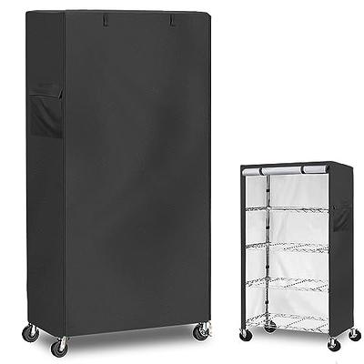 Dalema Waterproof Shelf Cover,Heavy Duty Dustproof Storage Shelving Unit  Cover,Durable Steel Organizer Wire Rack Covers,Shelf Display Rack Protector  Cover with Zipper.(Black,Fits 48x18x72 Shelf) - Yahoo Shopping