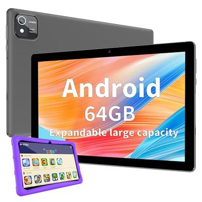 JUNINKE Android Tablet, 10 inch Tablet for Kids with Case, 64GB ROM 512GB  Expand, Quad-Core Processor, 1280x800 IPS Screen, GPS, WiFi, Dual Camera,  Bluetooth, 6000mAh (Purple Case) - Yahoo Shopping