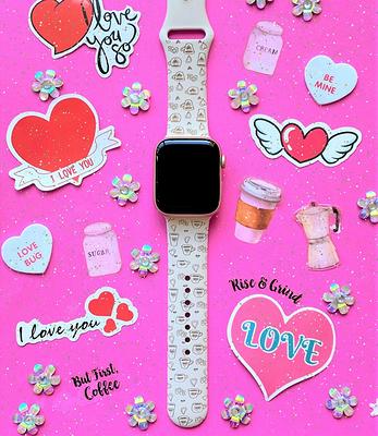 Louis Vuitton Apple Watch Band Straps Compatible iWatch 6 5 4 3 2 1 38mm  40mm 41mm 42mm 44mm 45mm Replacement Band - Small Brown - Louis Vuitton Case