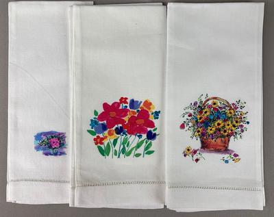 Buy The Floral Collection - Embroidered Towel Sets (Hand Towels