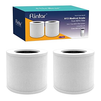 Filter-Monster 3-in-1 True HEPA Replacement Filter Compatible with Levoit Core 300-RF-PA Pet Allergy, 2 Pack