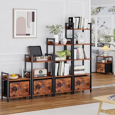 Honey-Can-Do Freestanding Stackable Shelf Unit Brown