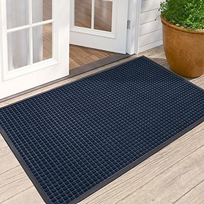 Yimobra Durable Front Door Mats, Heavy Duty Water Absorbent Mud