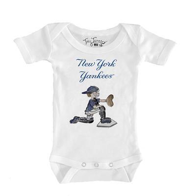 Infant Atlanta Braves Tiny Turnip Navy Angel Wings Bodysuit